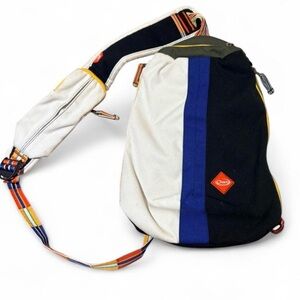 Chaco Black and Blue Sling Backpack